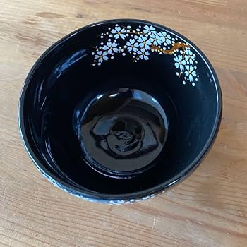 【茶道具】山岡善昇造　夜桜茶碗　（共箱）○ 茶道具】山岡善昇造 夜桜茶碗 （共箱）○ 【茶器/茶道具 抹茶